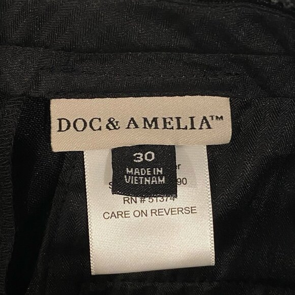 CINTAS Men's Work Dress Hotel Pants Doc & Amelia Black Zipper sz 30 113027-90 - Picture 5 of 8